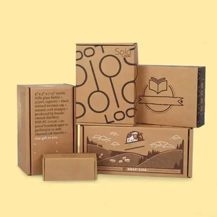 Different box styles and packaging designs for custom products